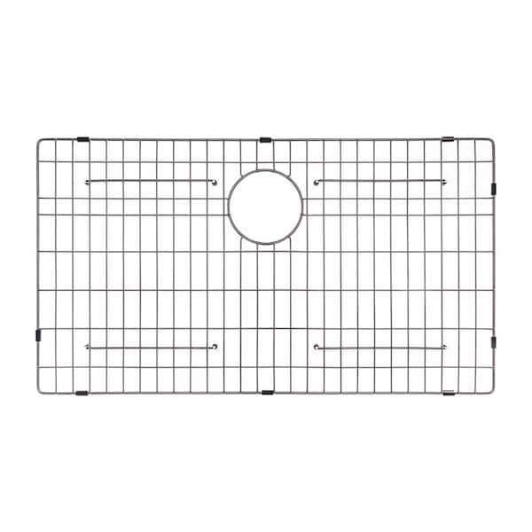 KRAUS KBG-200-36 Stainless Steel Bottom Grid for KHF200-36 Single Bowl 36 Farmhouse Kitchen Sink, 32 11/16 x 15 11/16 x 1 3/8