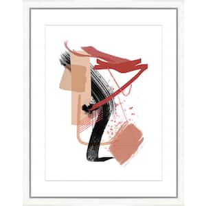 16 in. x 20 in. "Modern Pink II" Framed Archival Paper Wall Art