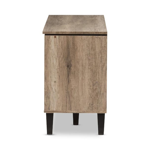 Baxton Studio Wales Light Brown Storage Cabinet 28862 6608 HD