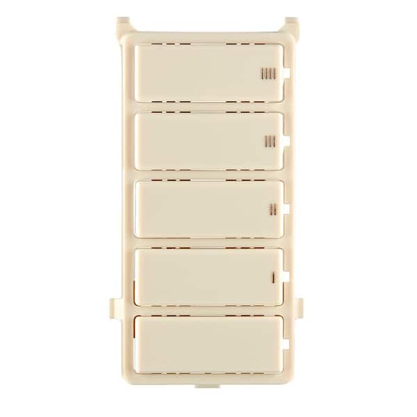 Leviton Decora Countdown Timer Switch Faceplate in Light Almond DTKIT-T
