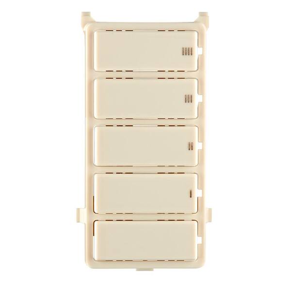 Leviton DSKIT-00W Decora Slide Dimmer Switch Faceplate With Locator