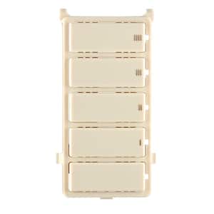 Decora Countdown Timer Switch Faceplate in Light Almond