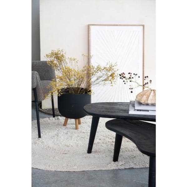 Natural Oak Framed Embossed Handmade Paper Wall Art
