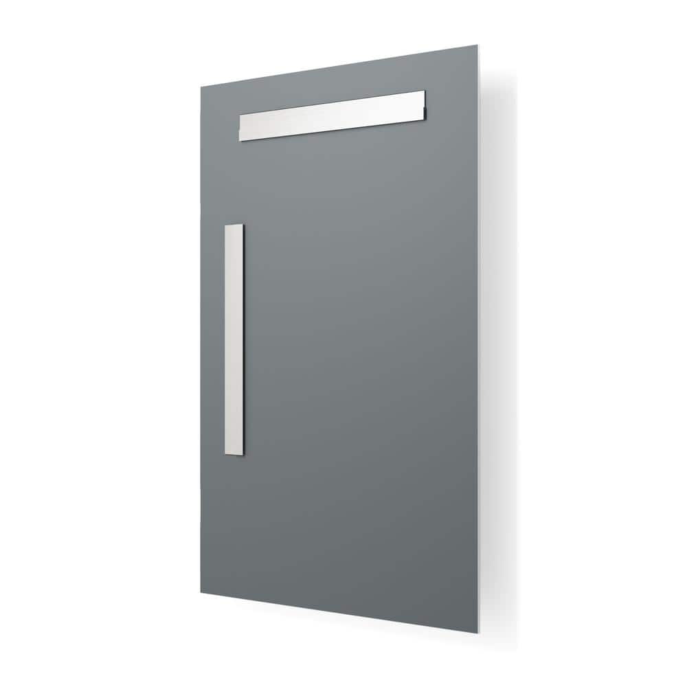 Elegant Frameless Rectangular Vanity Mirror with Beveled Edge, 16" x 24"