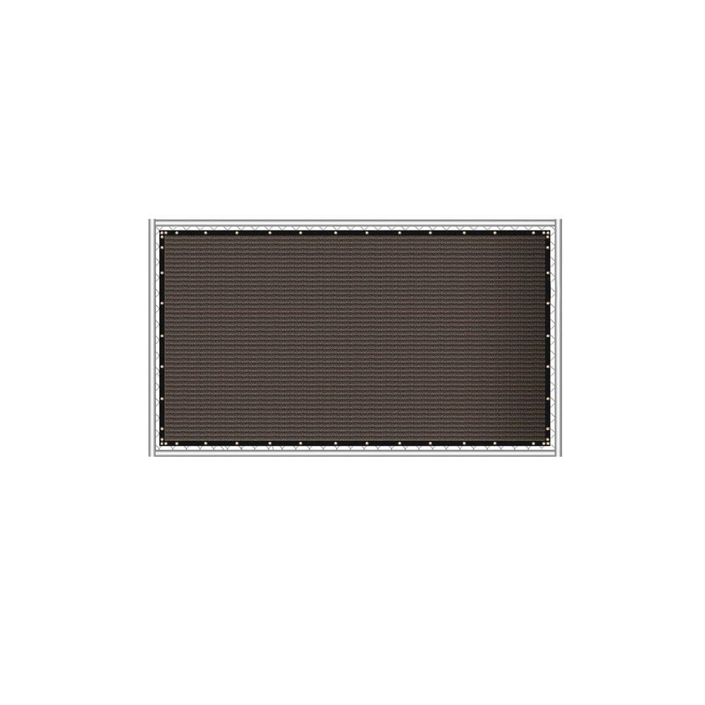 5 ft. x 50 ft. HDPE Privacy Screen Fence Commercial Shade Cover for Outdoor Back Yard, Mocha price history on PriceWatchPro