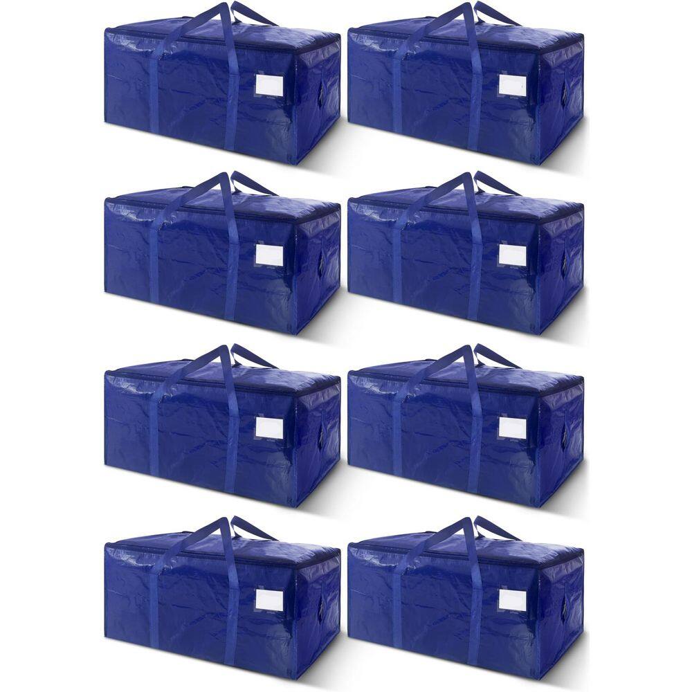 Dark Blue 8 PCS Large Moving Bags Heavy Duty Waterproof Storage Totes with Strong Zipper Reinforced Handles price history on PriceWatchPro