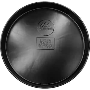 Pace Supply  Tank Heater Pan, Round, 36 in Dia, Side Connection, Aluminum