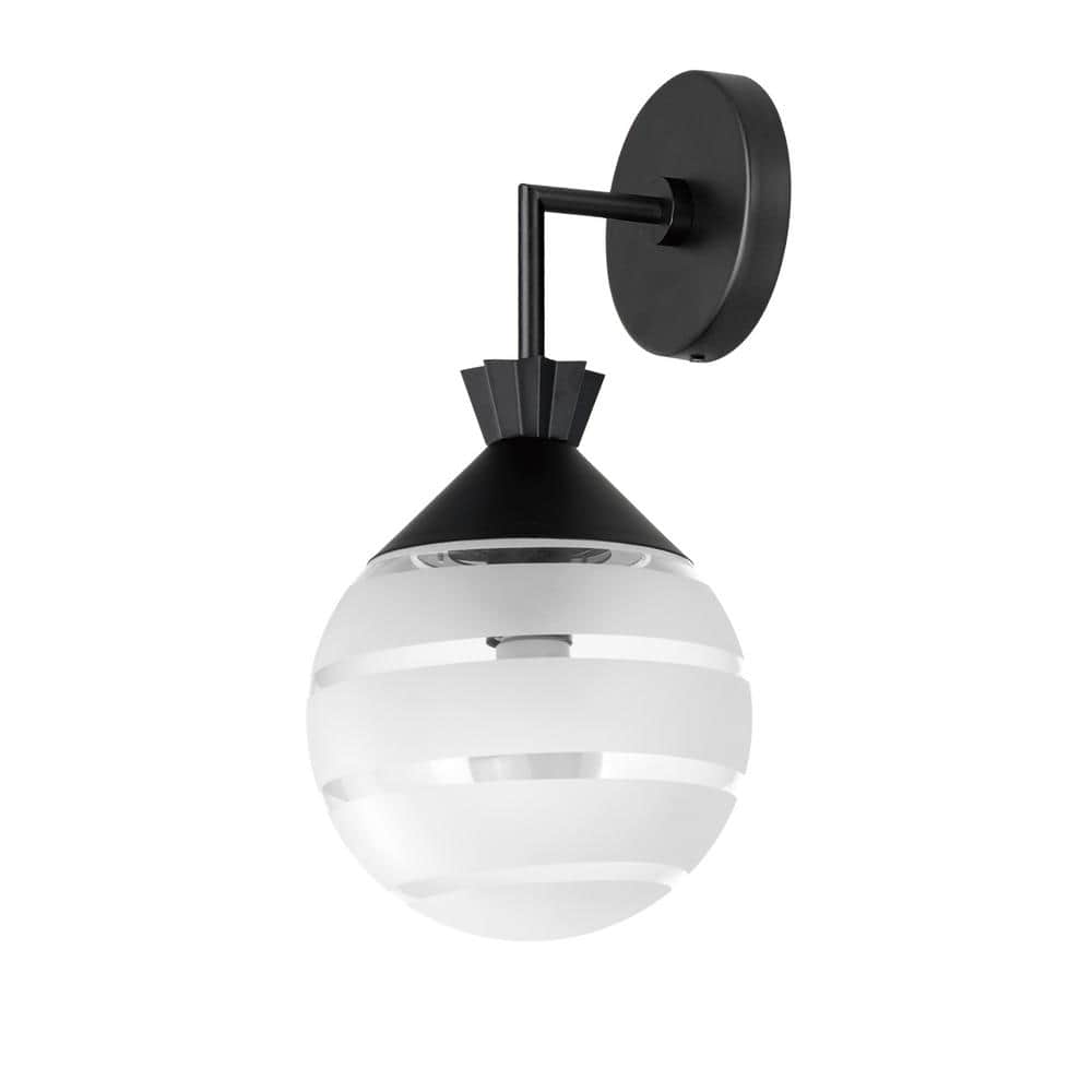 Copacabana Black Outdoor Globe Hardwired Wall Sconce price history on PriceWatchPro