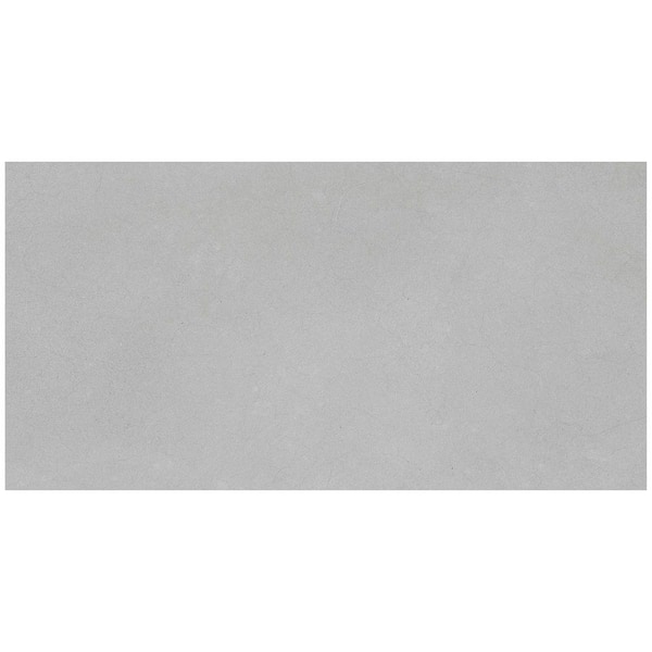 Spanish Pureform Porcelain 12 in. x 24 in. x 9mm Floor and Wall Tile - Natural Gray (5 PCS/Case, 10.76 sq. ft./Case)