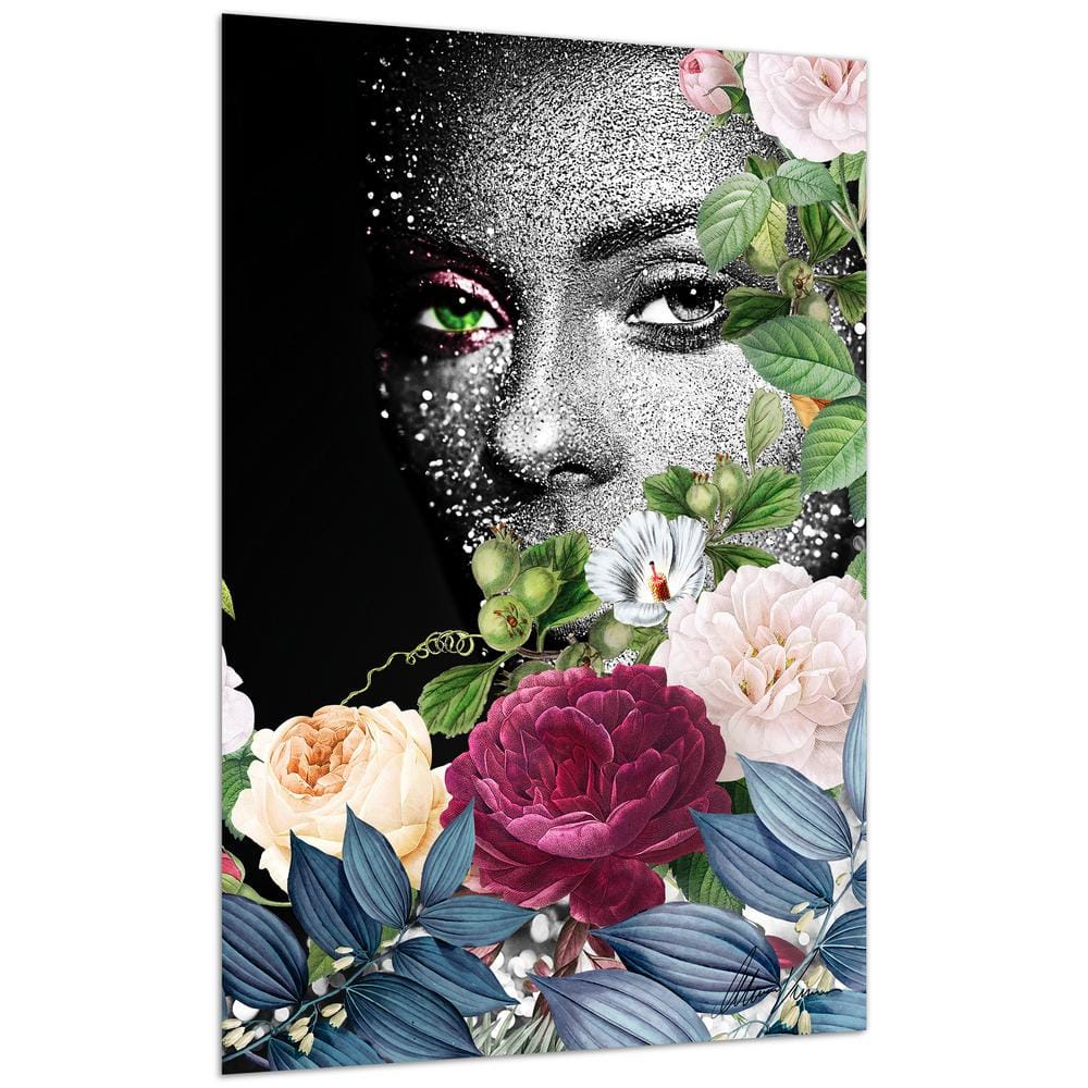 Earth Goddess Multi-Color Tempered Glass Panel Art Print Set