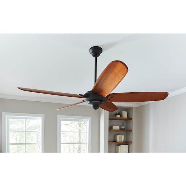 Home Decorators Collection Altura DC 68 in Indoor Matte Black Ceiling Fan 