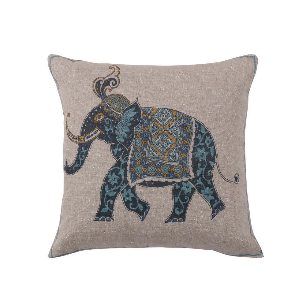 Petite Elephant Small Deco Pillow – Les Indiennes