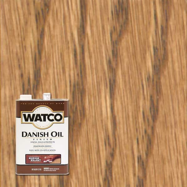 Watco 1 Gallon Danish Oil in Medium Walnut (2 Pack)