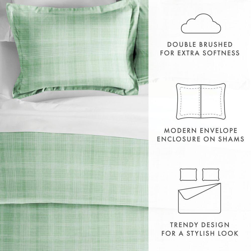 Forest Green Microfiber King/California King Bedspread Cover Set