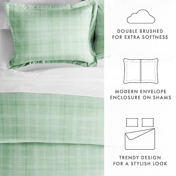 Dreamstate® Pin-Me Green 3-Piece Duvet Cover Set – Dreamstate