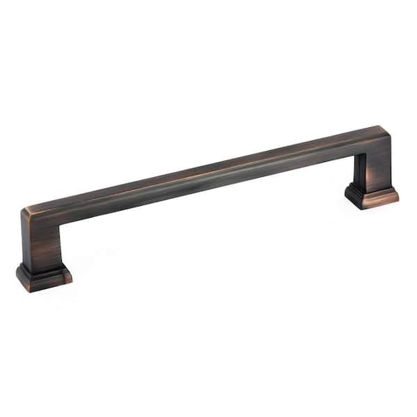 Richelieu Hardware Mirabel Collection 6 5/16 in. (160 mm) Brushed Oil-Rubbed Bronze Transitional Cabinet Bar Pull
