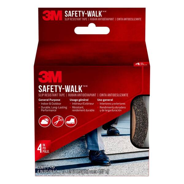 3M 4 in. x 15 ft. Safety Walk Step and Ladder Tread Tape