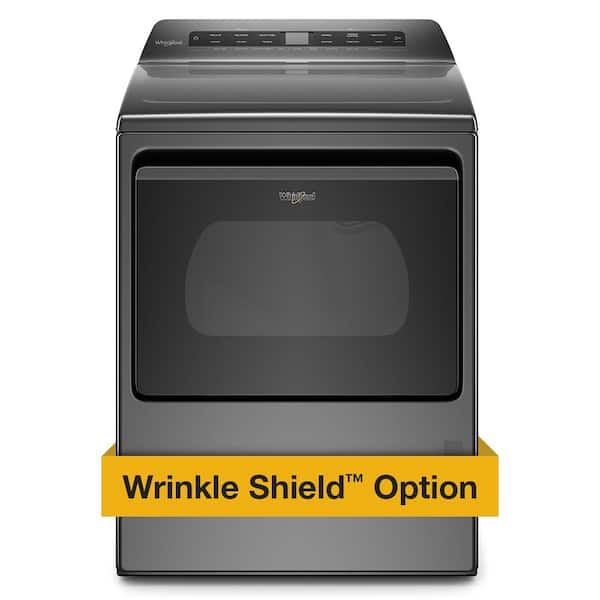 Whirlpool 7.4 cu. ft. Chrome Shadow Gas Vented Dryer with Wrinkle Shield
