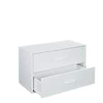 ClosetMaid 1566 Stackable 2-Drawer Horizontal Organizer, White