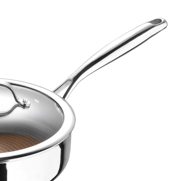 SKY LIGHT Saute Pan 11-inch, Nonstick Deep Frying Pan with Lid 4