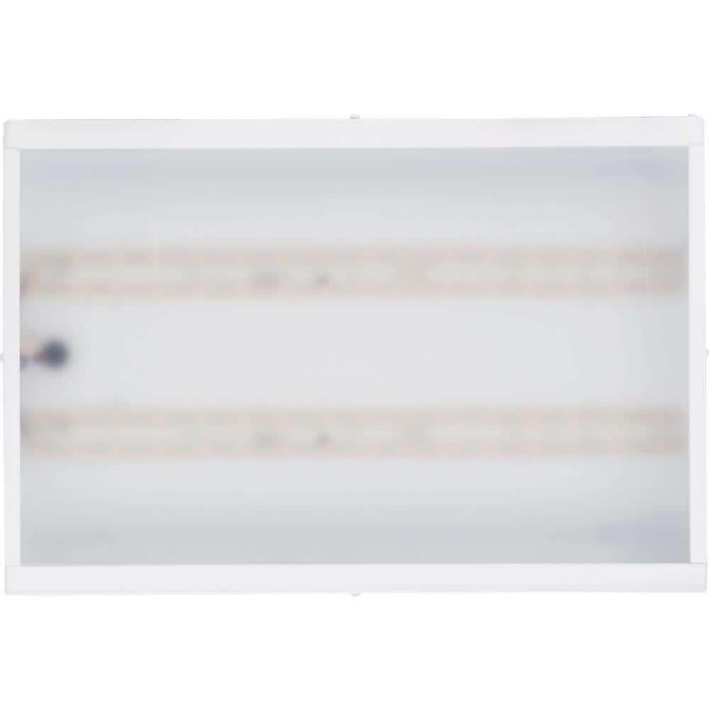 Sleek White 4000K Cool White Dimmable LED High Bay Light, 22"