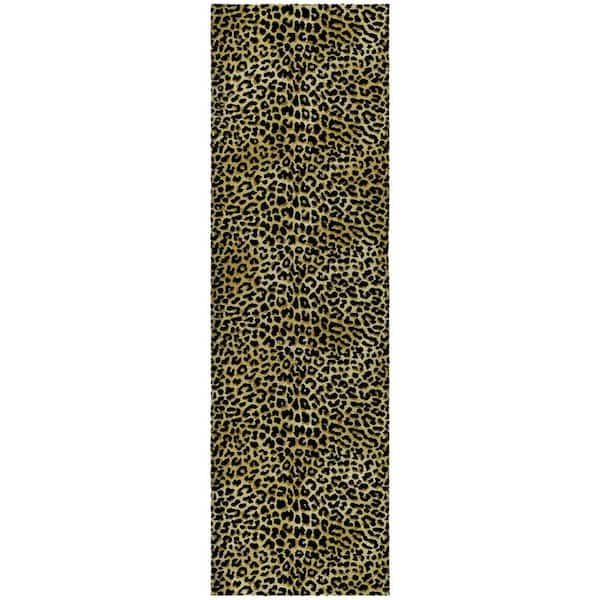 Dream Shag Premium Machine Washable Abstract ADS43 Gilded 2 ft. x 7 ft. Runner Rug