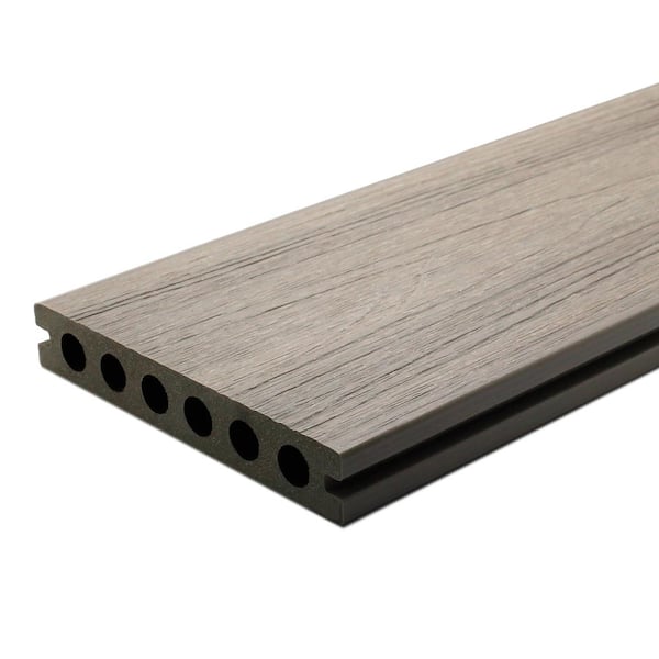 NewTechWood UltraShield Naturale Voyager Series 1 in. x 6 in. x 16 ft. Roman Antique Hollow Composite Decking Board