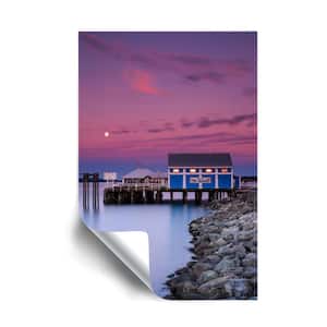 "Moon over Sidney fish market" Beach and Nautical Removable Wall Mural