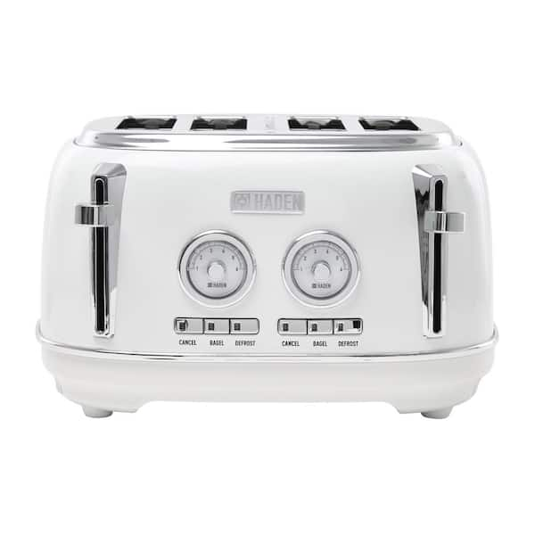 Haden Dorset 4-Slice Stainless Steel Toaster | Red