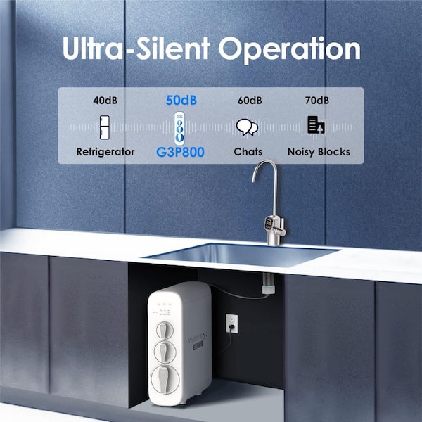 800 GPD UV Sterilizing tankless reverse osmosis system