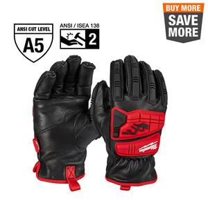 Delta Plus Venitex 51FEDF Artery Protection Full Grain Goatskin Leather Gloves 