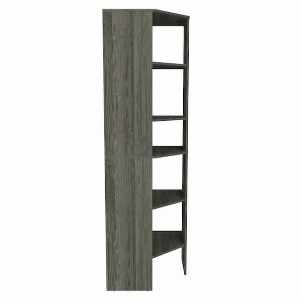 ClosetMaid Style+ White Hanging Wood Closet Corner System with (2) 16.97  in. W Towers, 2 Corner Shelves and 2 Corner Rods 10000-02176 - The Home  Depot