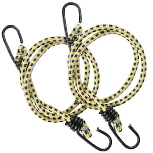 The Perfect Bungee 12 In Polyurethane Bungee Cord With Molded Nylon Hooks In 