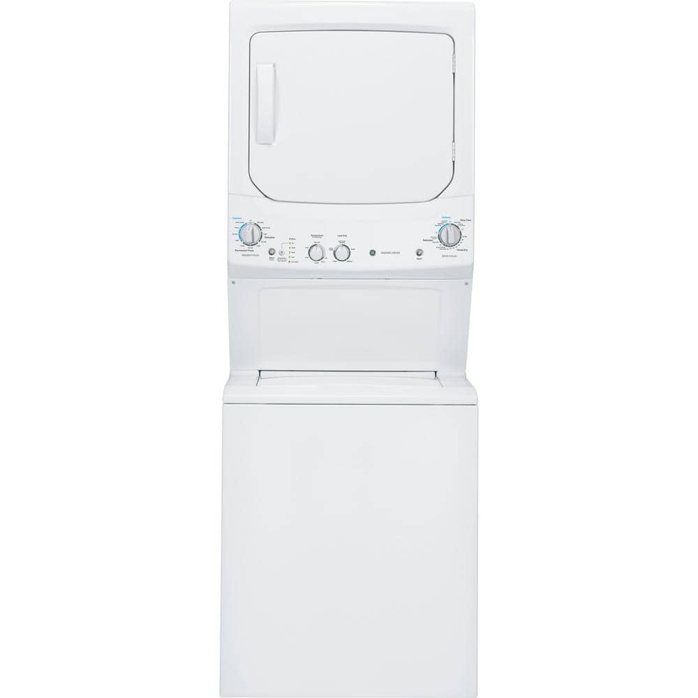 GE 3.8 cu. ft. Washer 5.9 cu. ft. Electric Dryer Combo in White