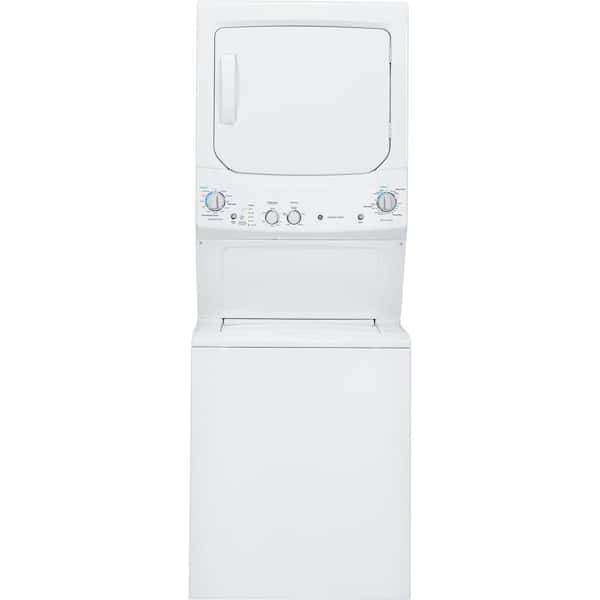 GE White Laundry Center with 3.8 cu. ft. Washer and 5.9 cu. ft. 240-Volt Long Vented Electric Dryer