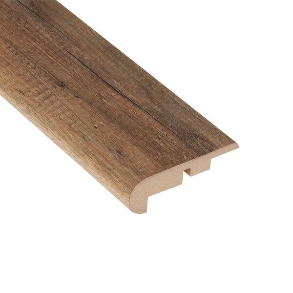 Home Legend Newport Oak 7/16 in. Thick x 2-1/4 in. Wide x 94 in. Length Laminate Stairnose Molding