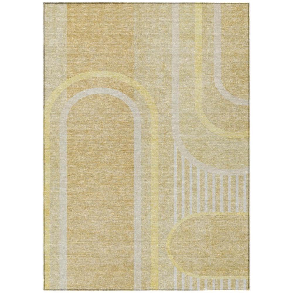 Beige 3 ft. x 5 ft. Woven Abstract Polyester Rectangle Indoor/Outdoor Area Rug price history on PriceWatchPro