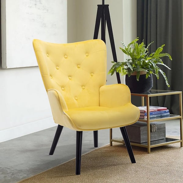 yellow accent chair wayfair