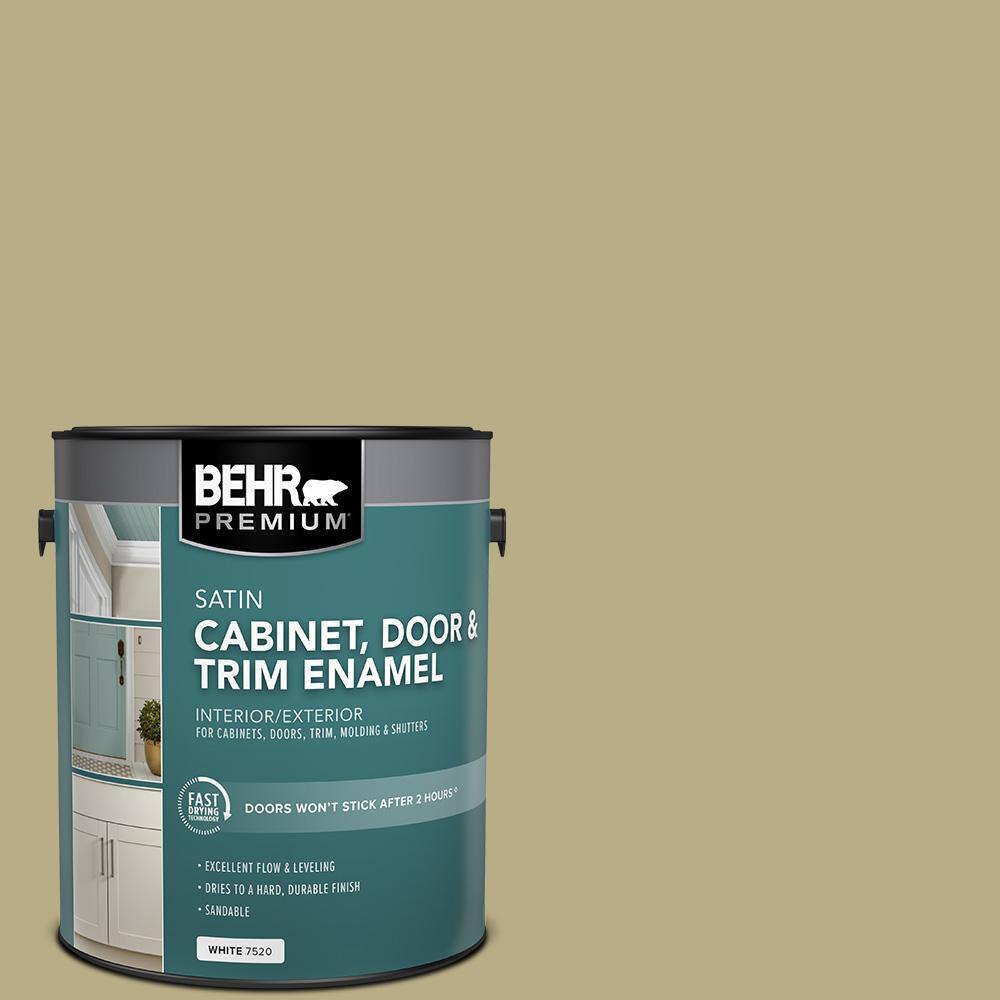 BEHR PREMIUM 1 gal. S3304 Fennel Seed Satin Enamel Interior/Exterior