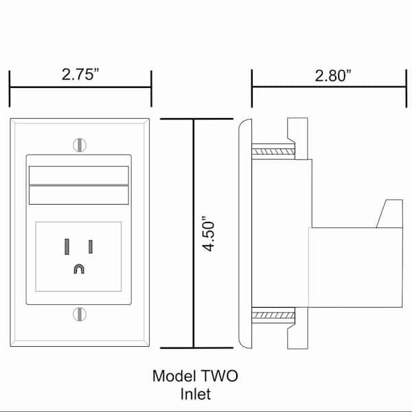 PowerBridge TWO-CK In-Wall Cable Management System for Wall-Mounted TVs