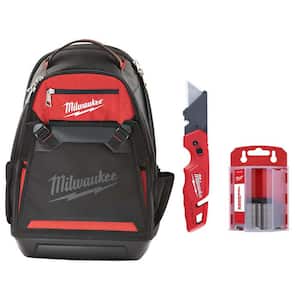 Milwaukee 6 in. and 10 in. Jobsite Backpack with Straight-Jaw Pliers Set  (2-Piece) 48-22-8200-48-22-6330 - The Home Depot
