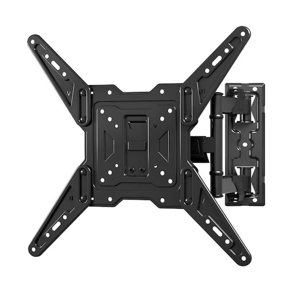 Retractable Full Motion Wall Mount for 26 in. - 55 in. TVs Swivel Tilt Articulating Arm Up to 70 lbs. Max VESA 400x400mm