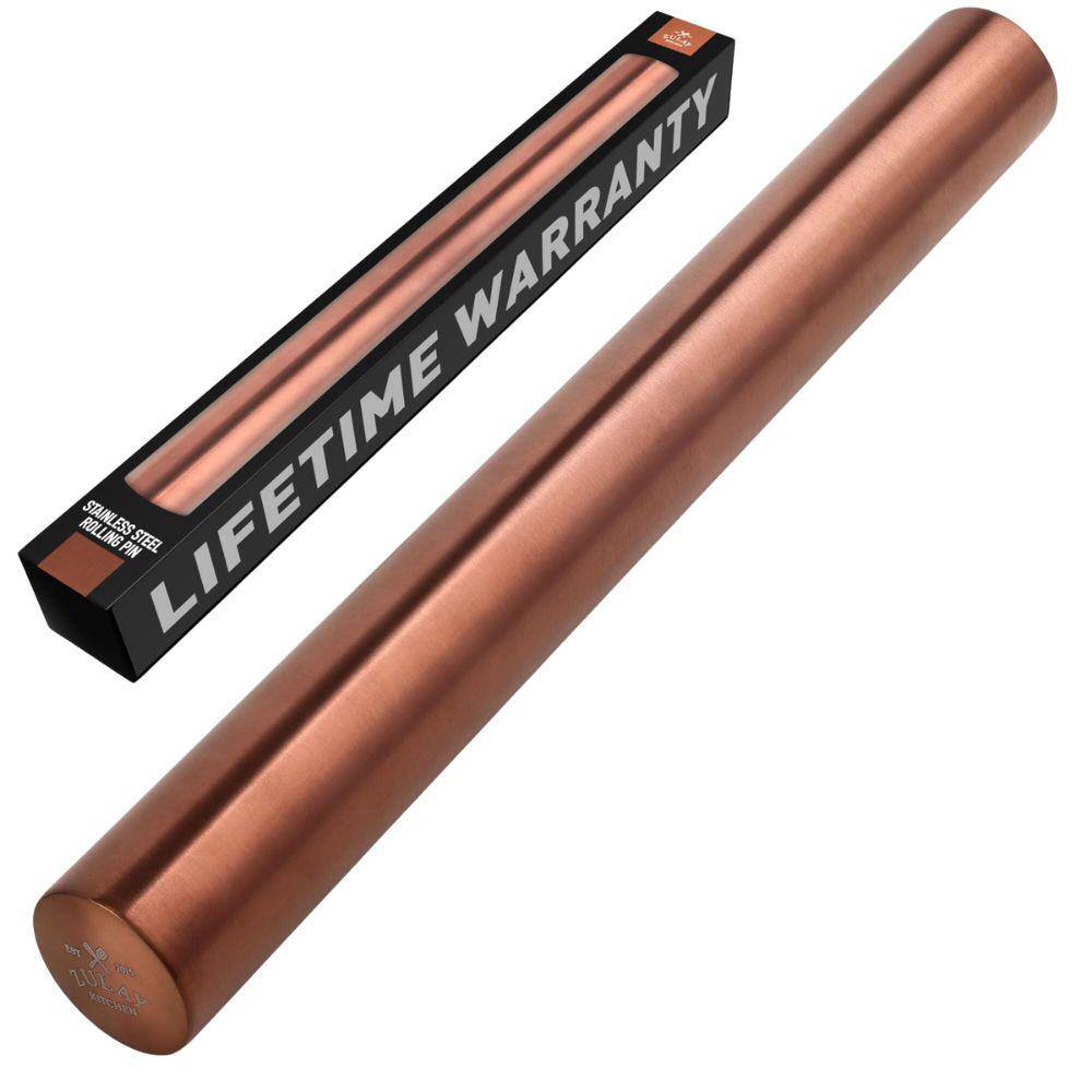 Copper Stainless Steel French Rolling Pin