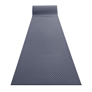 Non-Conductive Insulating Switchboard Mat, Class 2, Black, 36 in. x 144 in., ASTM D178, Indoor/Outdoor Diamond Surface