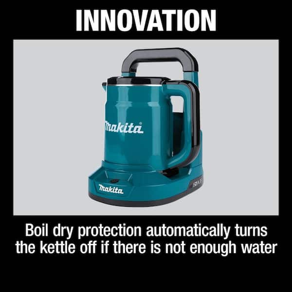 Makita ADTK01Z Outdoor Adventure 36V (18V X2) LXT Hot Water Kettle, Tool Only
