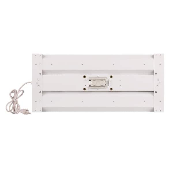 EnviroLite 2 ft. 320-Watt Equivalent Integrated LED White Backlit High Bay Hanging Light with 19900 Lumens 5000K
