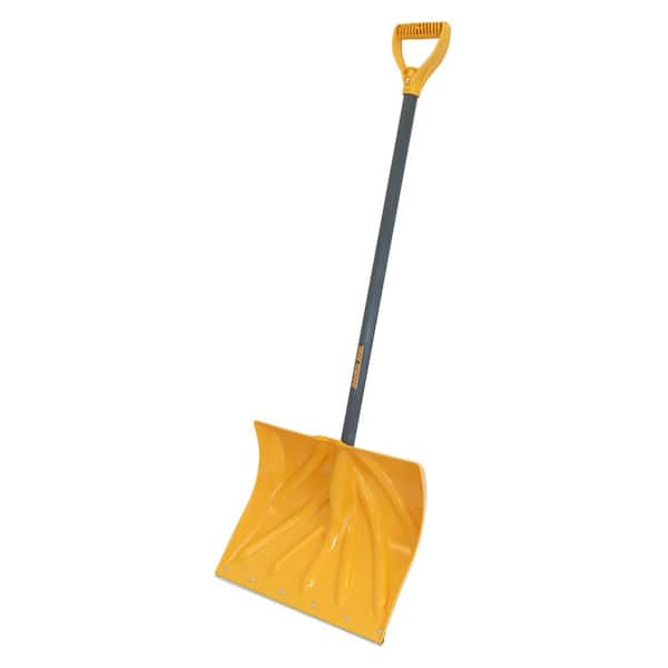 34.5 in. Steel Handle Plastic Blade Mountain Mover Snow Shovel