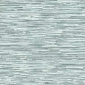 TexStyle Collection Mint Green Bronze Effect Horizontal Stripe Satin Finish Non-Pasted on Non-Woven Paper Wallpaper Roll