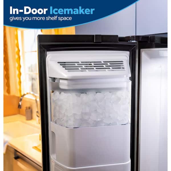 GE 27.7 cu. ft. Side-By-Side Refrigerator w/ LED Light Walls,Extra