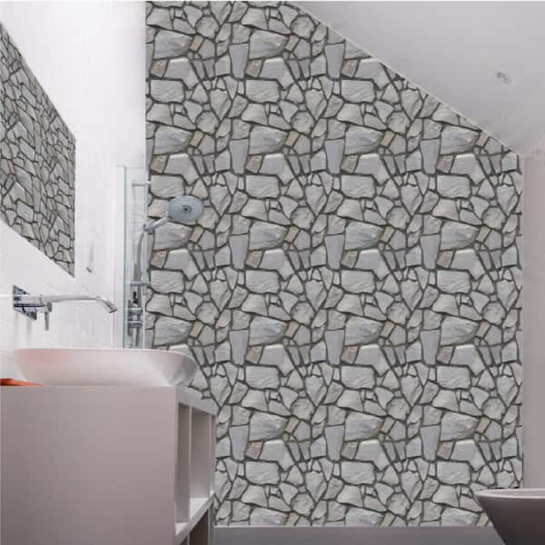 Ejoy 3D PVC Peel and Stick Mosaic Tile Sticker, JM514, 12 in. x 12 in. (Set of 20)